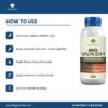 How to use Flagstone Fix Bio Wash: clean the wall, apply by brush and wire-brush, wash, apply a second coat, dry before painting